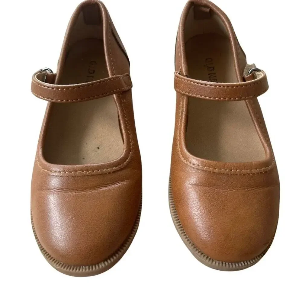 Old Navy Mary Jane Shoes Camel 9